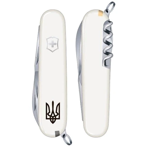 Мультитул Victorinox Spartan Ukraine 91мм/12предметов/белый /Тризуб (1.3603.7R1): Тип мультитул (многофункциональный инструмент)