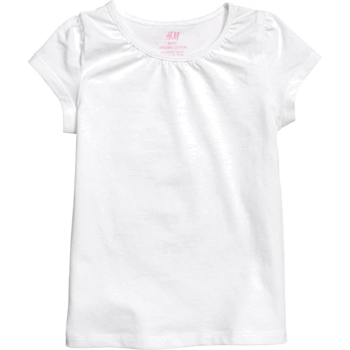 Футболка H & M 50895161 98-104 см біла
