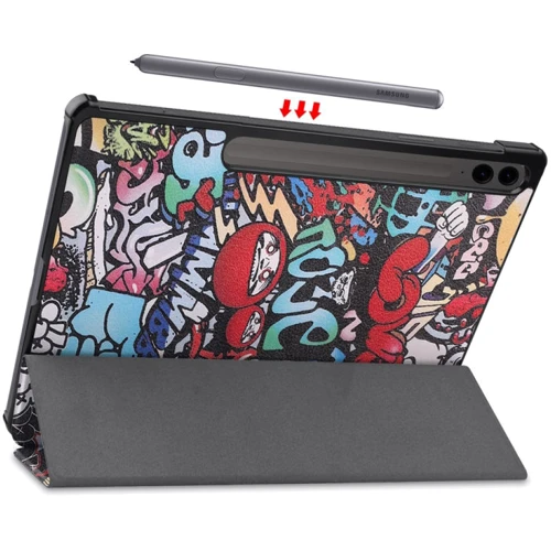 Аксесуар для планшетних ПК BeCover Smart Case Graffiti для Samsung X810 Galaxy Tab S9 Plus / S9 FE Plus SM-X610/SM-X616B (710377)