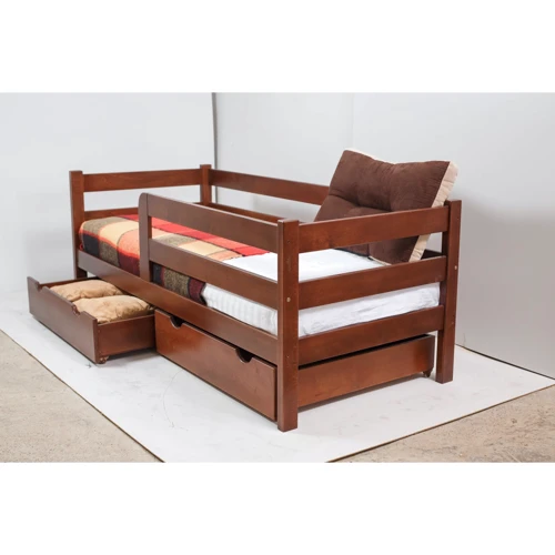 Кровать подростковая MONTANA с ящиками (800x1900) (бук)