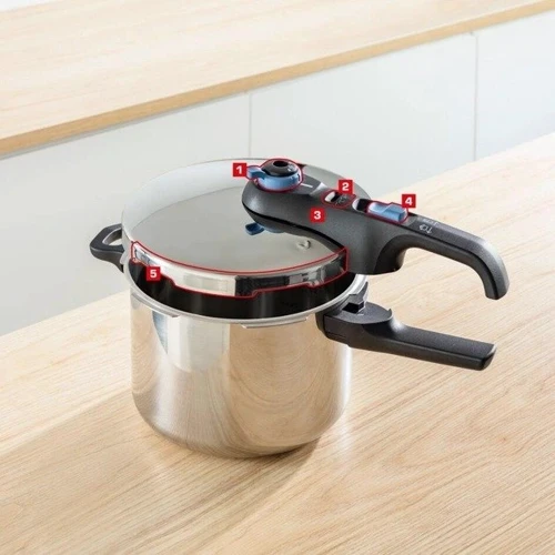 Скороварка Tefal Secure Trendy з паровим кошиком 4 л (P2580402) фото 14