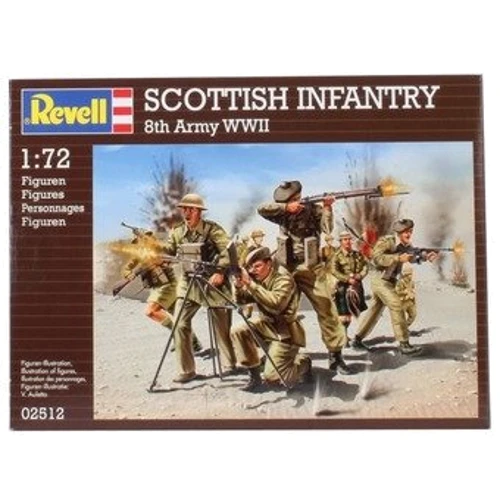 Revell (1:72) Шотландская пехота Scottish Infantry 8th Army WWII (2512): Производитель Revell