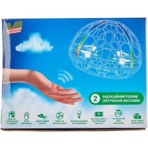 Квадрокоптер ZIPP Toys Божевільний куля з додатковою батареєю Блакитний: Виробник ZIPP Toys