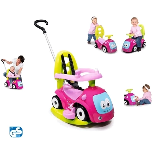 Машинка каталка Smoby Toys Маэстро качели 4 в 1 розовый (720303)
