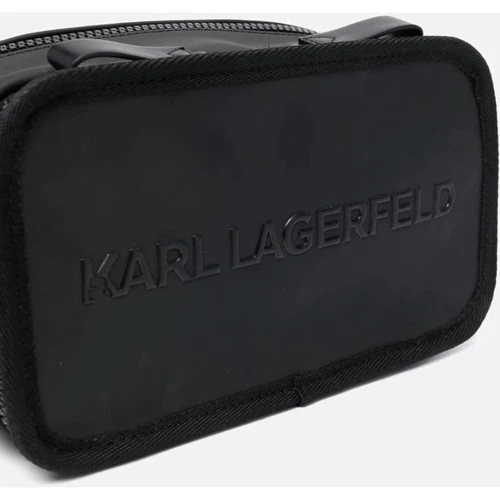 Мужская сумка через плечо Karl Lagerfeld K/KOVER CAMERA BAG черная (226M3065-999): Пол Мужской