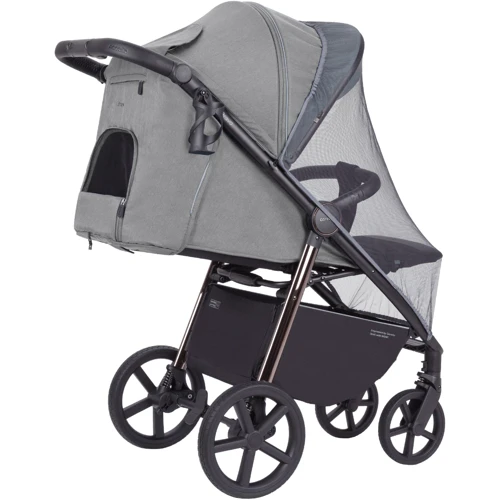 Коляска прогулянкова Carrello Bravo CRL-5515 Mist Grey 2024 NF (CRL-5515 Mist Grey NF): Матеріал коліс резина