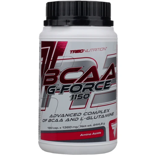 Аминокислота для спорта Trec BCAA G-Force 180 capsules/45 servings/Unflavored