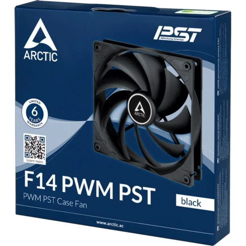 Кулер Arctic F14 PWM PST Black (ACFAN00219A): Назначение для корпуса