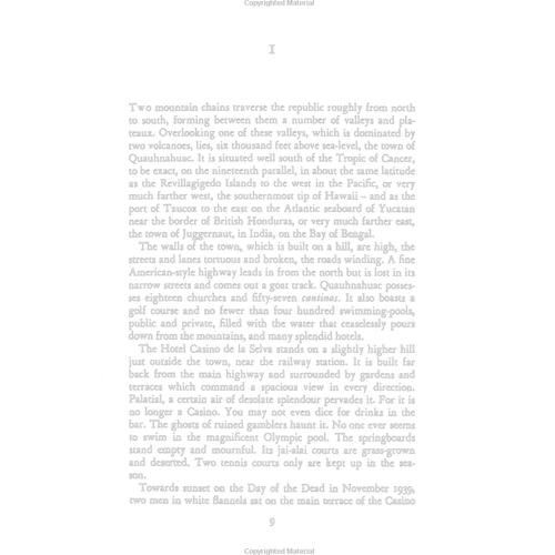 Malcolm Lowry: Under the Volcano: ISBN 9780141182254