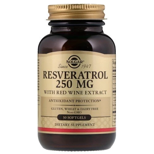 Solgar Resveratrol Солгар Ресвератрол 250 mg 30 капсул