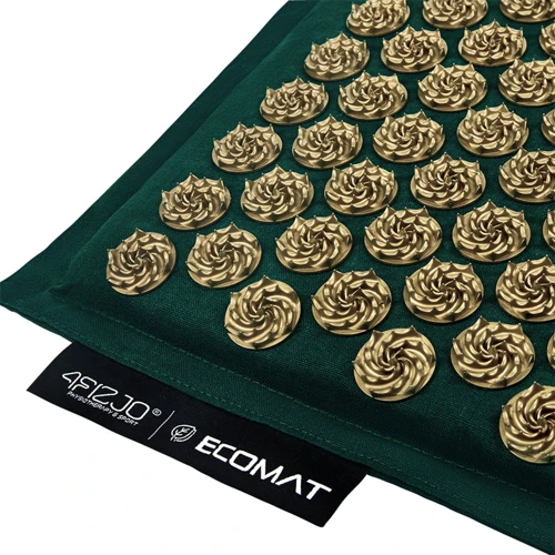 Коврик акупунктурный с подушкой 4FIZJO Eco Mat 68x42 см золотой (4FJ0251) фото 6