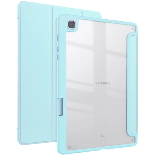 Аксессуар для планшетных ПК BeCover Case Book Soft Edge with Pencil mount Light Blue for Samsung Galaxy Tab S6 Lite 2024 P620/P625/P627 (710841): Цвет голубой
