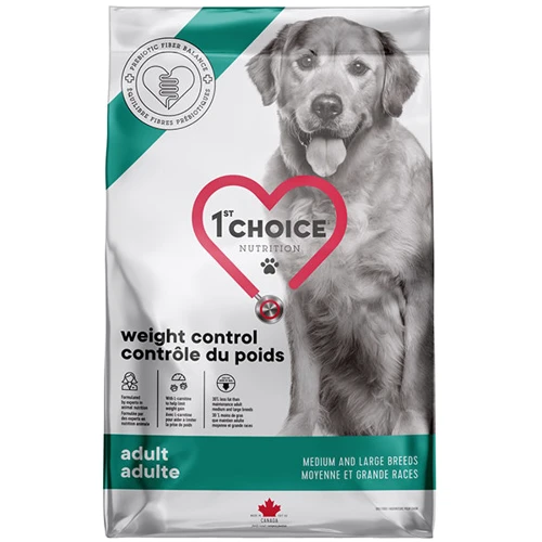 Сухой диетический корм 1st Choice Adult Weight Control Medium and Large для собак средних и крупных пород с курицей 10 кг