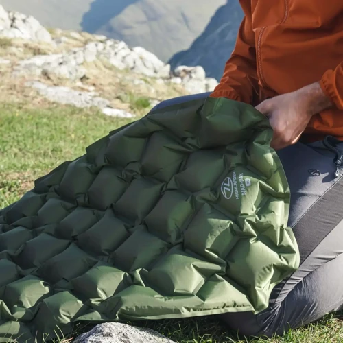Коврик надувной Highlander Nap-Pak Inflatable Sleeping Mat XL 5 cm Olive (AIR073-OG) (930483)