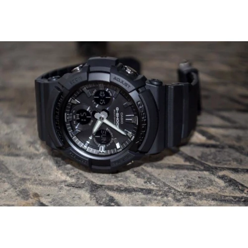 Наручний годинник Casio G-SHOCK GAW-100B-1AER: Функції таймер, Секундомір, підсвічування, Дата, Будильник