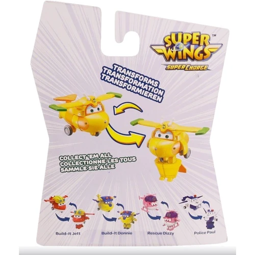Іграшка-трансформер Super Wings Transform-a-Bots Bucky Баки (EU740073): Розвиток і вивчення Развитие мелкой моторики, Развитие логики, Развитие воображения