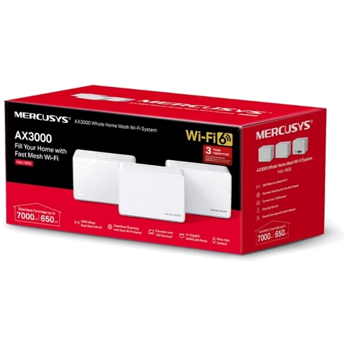 Маршрутизатор Wi-Fi Mercusys Halo H80X 3-pack фото 9