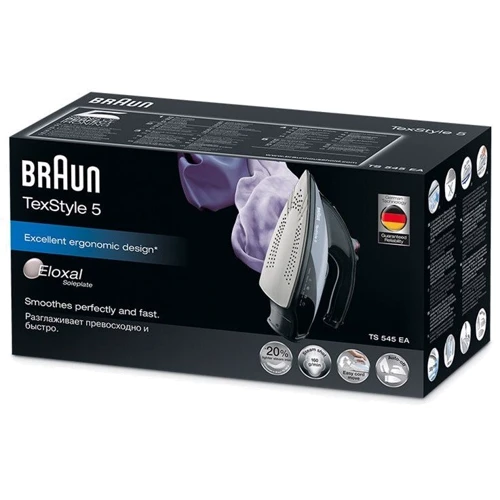 Утюг Braun TexStyle 5 TS 545 EA : Объем резервуара, мл 300