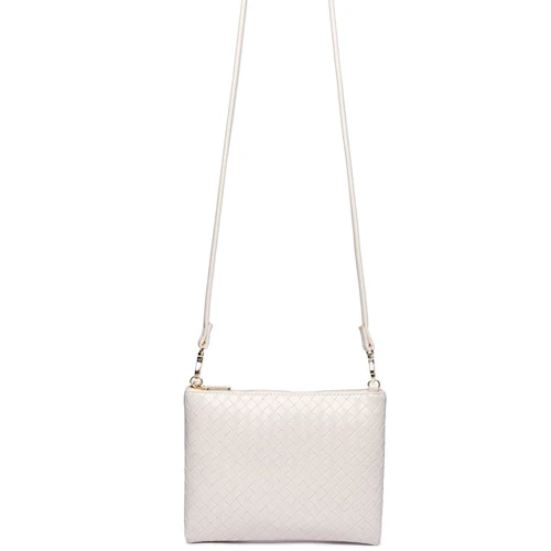 Жіноча сумка-пошет Amelie Galanti молочна (A991503-01-cream): Застібка Блискавка