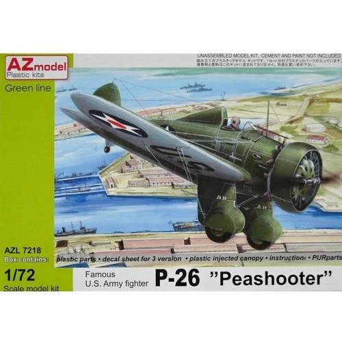 Винищувач AZmodel P-26 "Peashooter" AZML72018