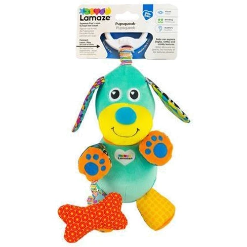 Мягкая игрушка-подвеска Lamaze Собачка со звуком (L27023): Производитель Lamaze