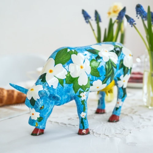 Коллекционная статуэтка корова Cow Parade Cowalina Dogwood, Size L (46736): Производитель Cow Parade