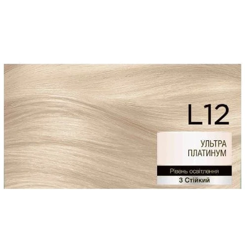 Brillance Крем-краска для волос L12 Ультра Платинум 165 ml: Назначение Окрашивание