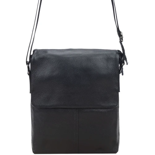 Мужская сумка планшет Borsa Leather черная (1t8870-black): Пол Мужской