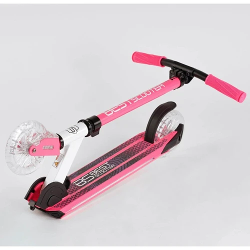 Самокат алюминиевый Best Scooter розовый (J-1599): Максимальная допустимая нагрузка, кг 70