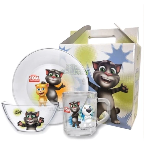 Набор детской посуды Галерея стекла и фарфора Tom 3 пр. (86004110): Тип Набор