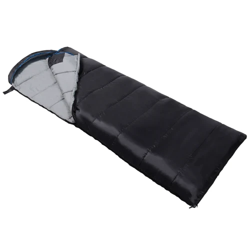 Спальный мешок SportVida R Black/Grey (SV-CC0072): Ширина в ногах 75 см