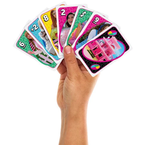 Настільна гра UNO Barbie у кіно (HPY59): Вид карточные