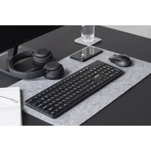 Клавиатура 2E KS260 Wireless Black (2E-KS260WB): Тип клавиш мембранный