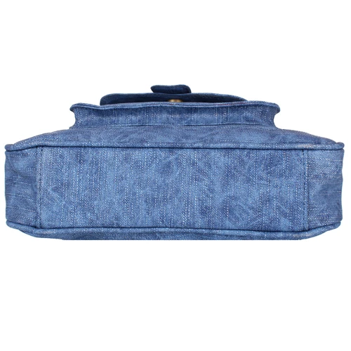 Женская сумка через плечо Laskara синяя (LK10207-denim-blue): Тип Сумки