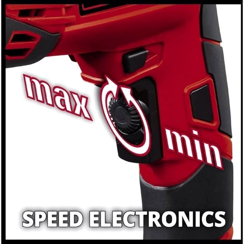 Дрель Einhell TC-ID 1000 E Kit: Количество скоростей работы Плавная регулировка оборотов