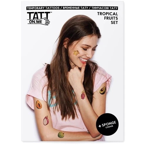 Временные тату TATTon.me Tropical Fruits set (TSTropicalFruits): Производитель TATTon.me