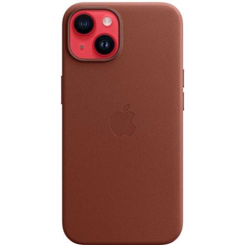 Чохол для iPhone Apple for iPhone 14 Leather Case with MagSafe Umber (MPP73) : Тип аксесуара чехол