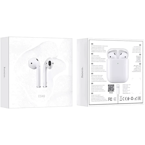 Наушники Hoco ES49 Updated White: Тип конструкции вкладыши