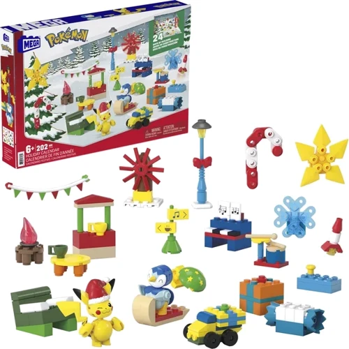 Адвент-календар Breakout Beasts Зимові пригоди Покемонів Mega Construx (GYG99): Виробник Mega Bloks