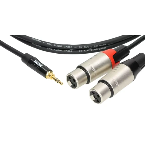 Кабель коммутационный KLOTZ KY8-180 MINILINK PRO Y-CABEL 1.8 M BLACK