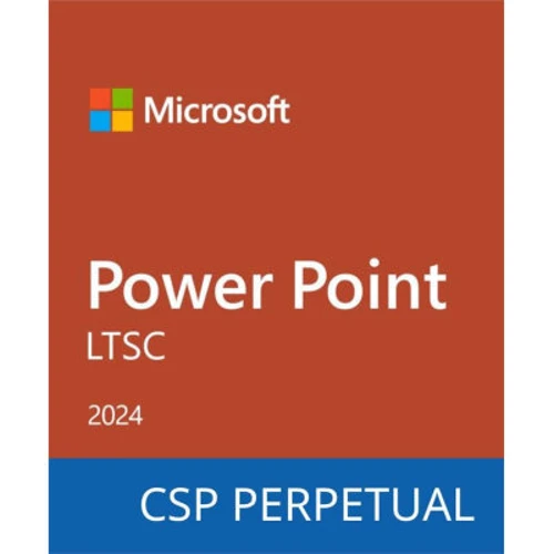 Microsoft PowerPoint LTSC 2024 Commercial Software, Perpetual (DG7GMGF0PN47_0001)