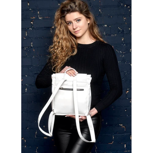 Женский рюкзак Sambag Loft MZS белый (22103008): Пол Женский