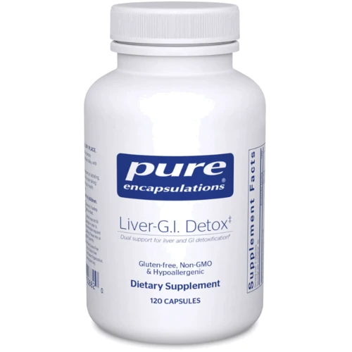 Pure Encapsulations Liver-G.I. Detox Витамины для печени 120 капсул