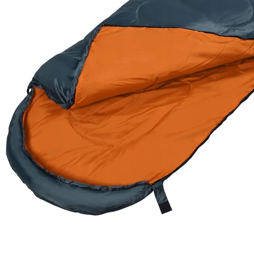 Спальный мешок SportVida R Navy Green/Orange (SV-CC0065): Ширина в плечах 75 см
