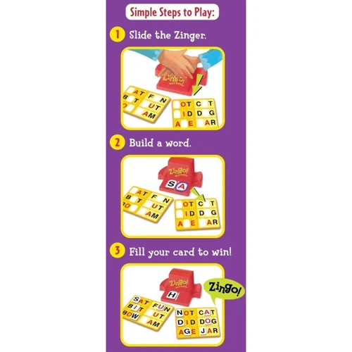 Дитяче лото ThinkFun Zingo Word Builder Будівництво слів (7706): Вид развивающие