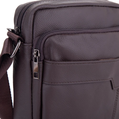 Мужская сумка через плечо Buffalo Bags коричневая (SHIM7603C-brown): Пол Мужской
