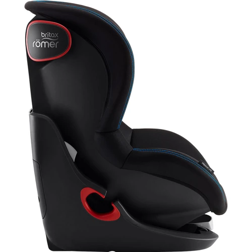 Автокресло BRITAX-ROMER KING II LS BLACK SERIES Cool Flow – Blue: Внутренние ремни 5-ти точечные, с мягкими накладками