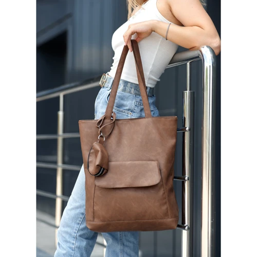Жіноча сумка шоппер Sambag Shopper коричнева (93251061): Стать Женский
