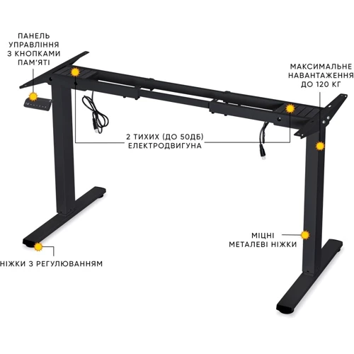 Каркас Mealux Powerframe Duo Black (BS-20 Black)
