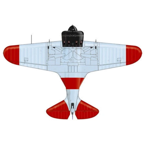 Истребитель ARK Models И-16 Супермоска ВВС Испанской республики: Масштаб 1:48